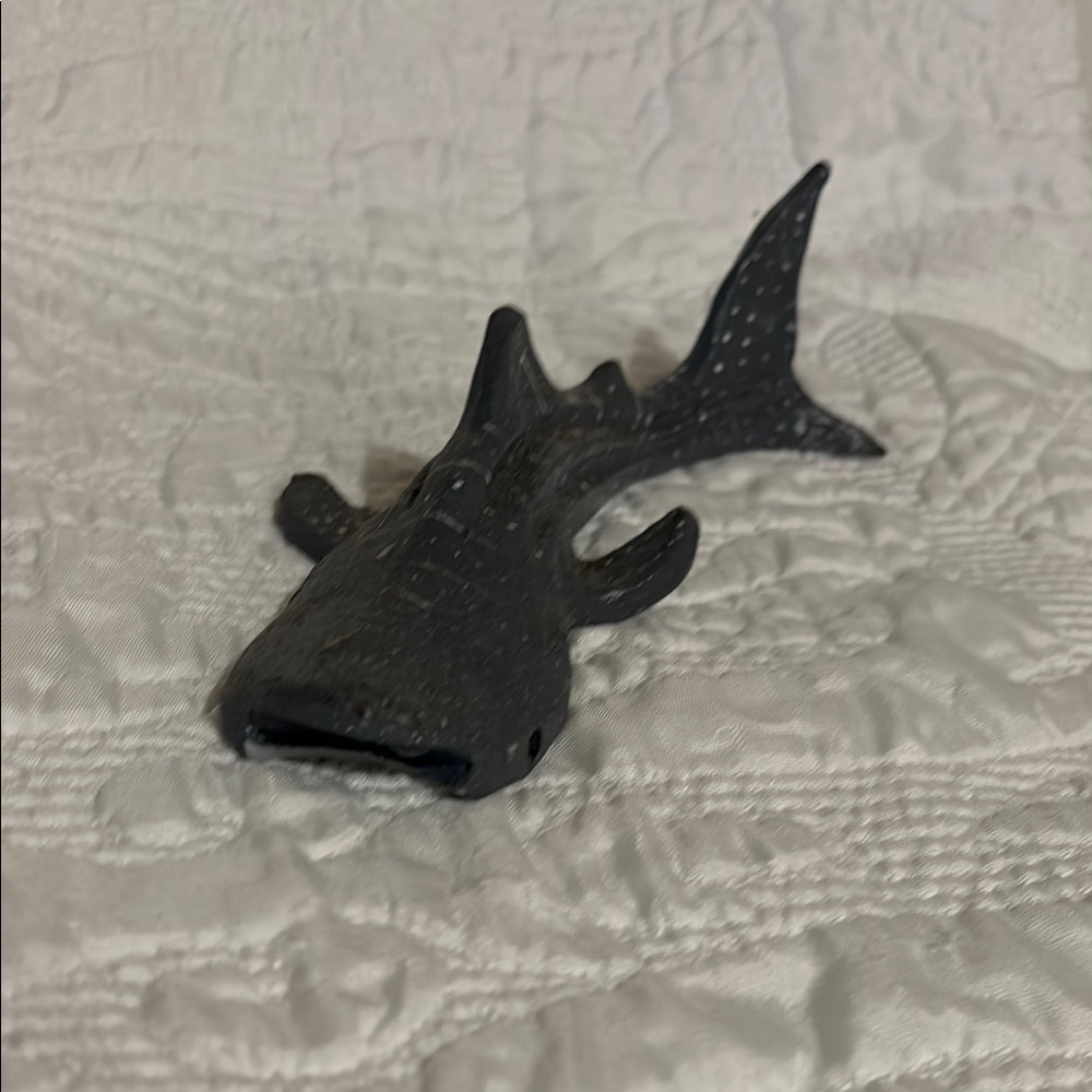 Whale shark ceramic art handmade hand painted